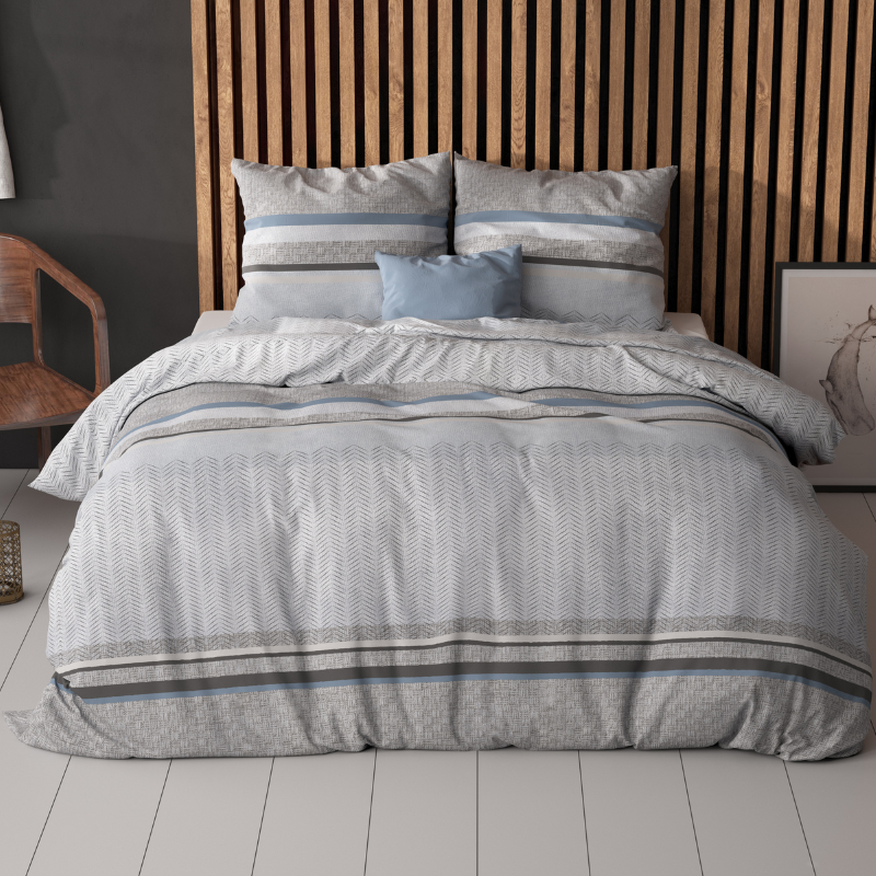 Dekbed Discounter Dekbedovertrek Tados - Grey