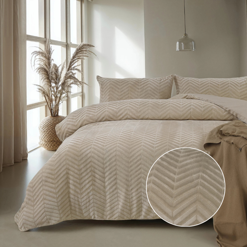Dekbed Discounter Dekbedovertrek Teddy - Chevron