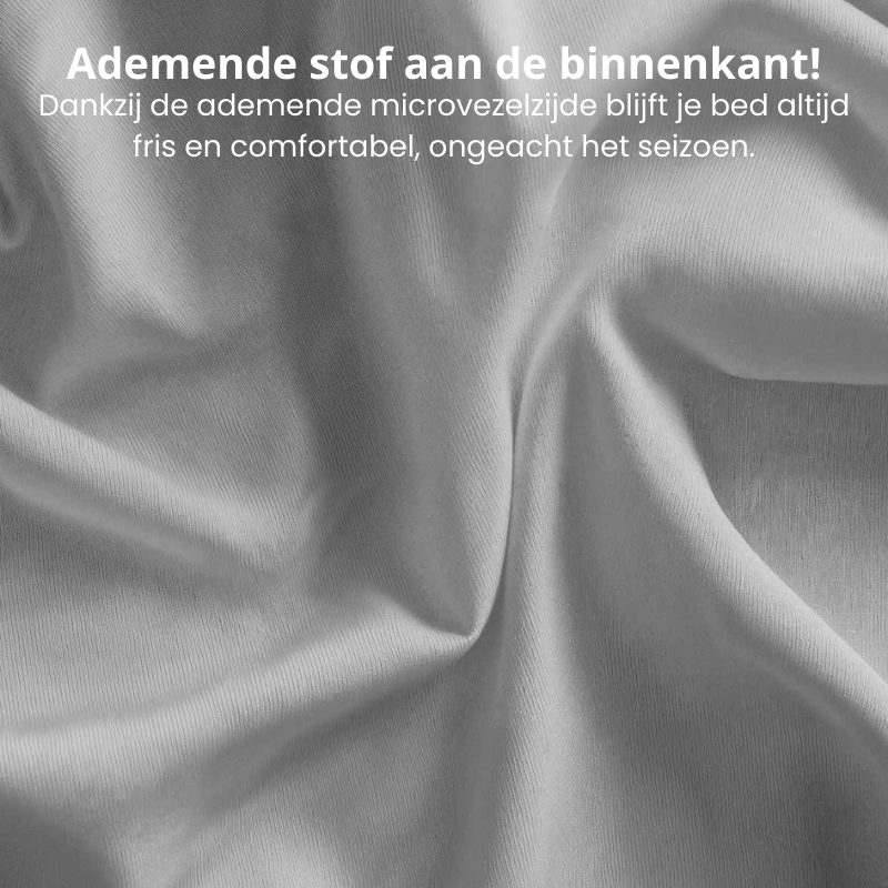 Dekbed Discounter Dekbedovertrek Teddy - Lichtgrijs