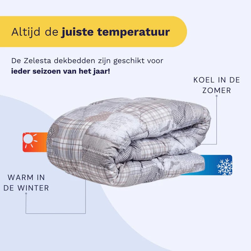 Dekbed Discounter Easy Dekbed - Patchwork Hearts