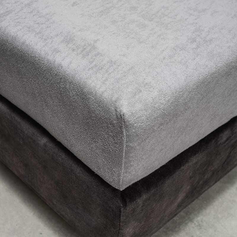 Dekbed Discounter Hoeslaken - Badstof - Lichtgrijs