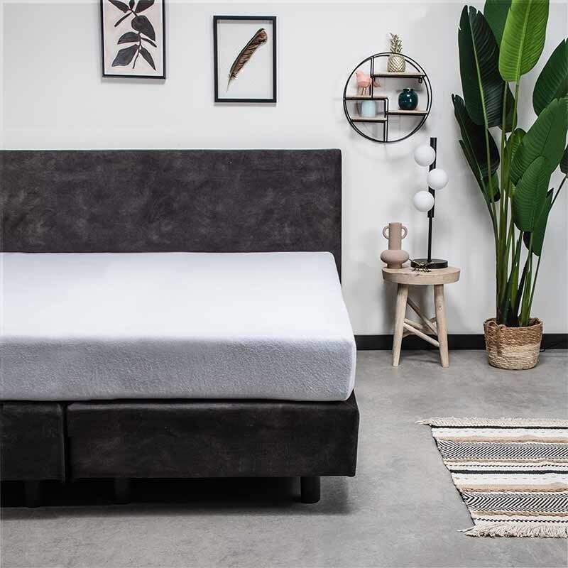 Dekbed Discounter Hoeslaken - Badstof - Wit