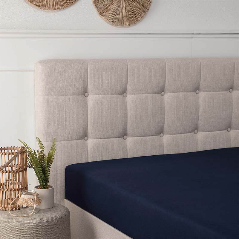 Dekbed Discounter Hoeslaken - Bamboe Stretch - Navy