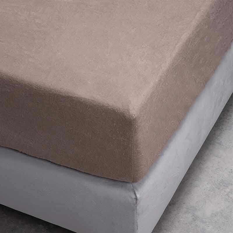 Dekbed Discounter Hoeslaken - Flanel - Taupe