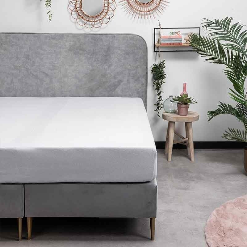 Dekbed Discounter Hoeslaken - Flanel - Wit