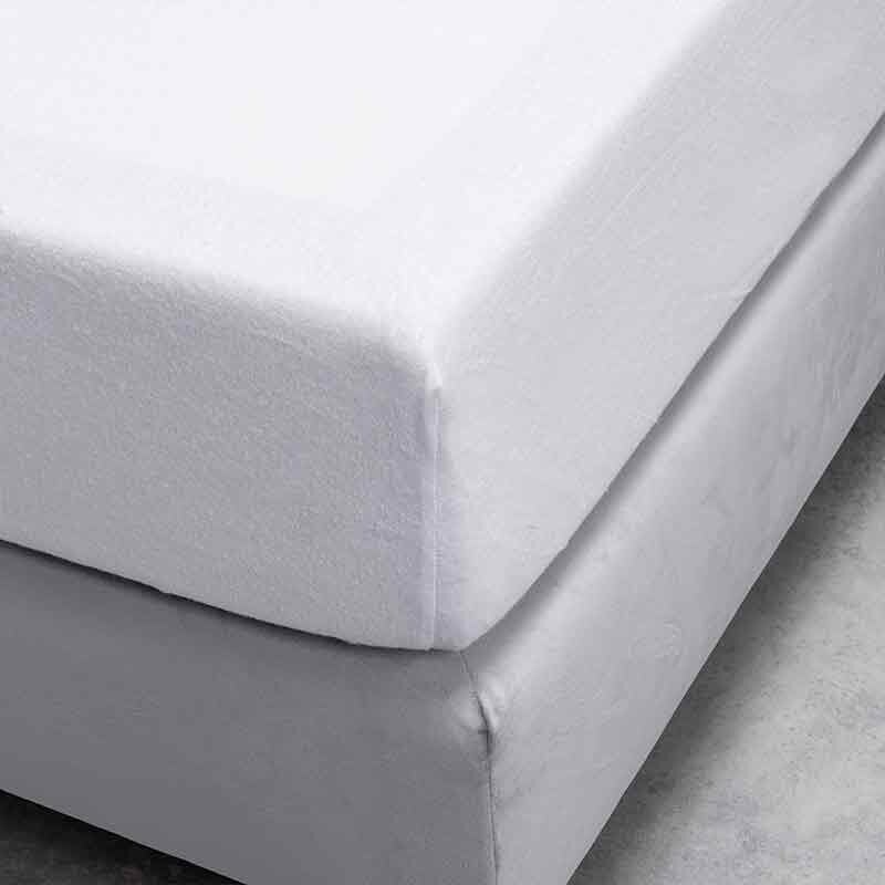 Dekbed Discounter Hoeslaken - Flanel - Wit