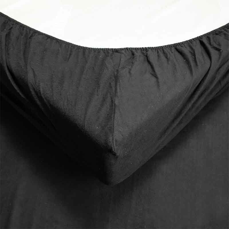 Dekbed Discounter Hoeslaken - Flanel - Zwart