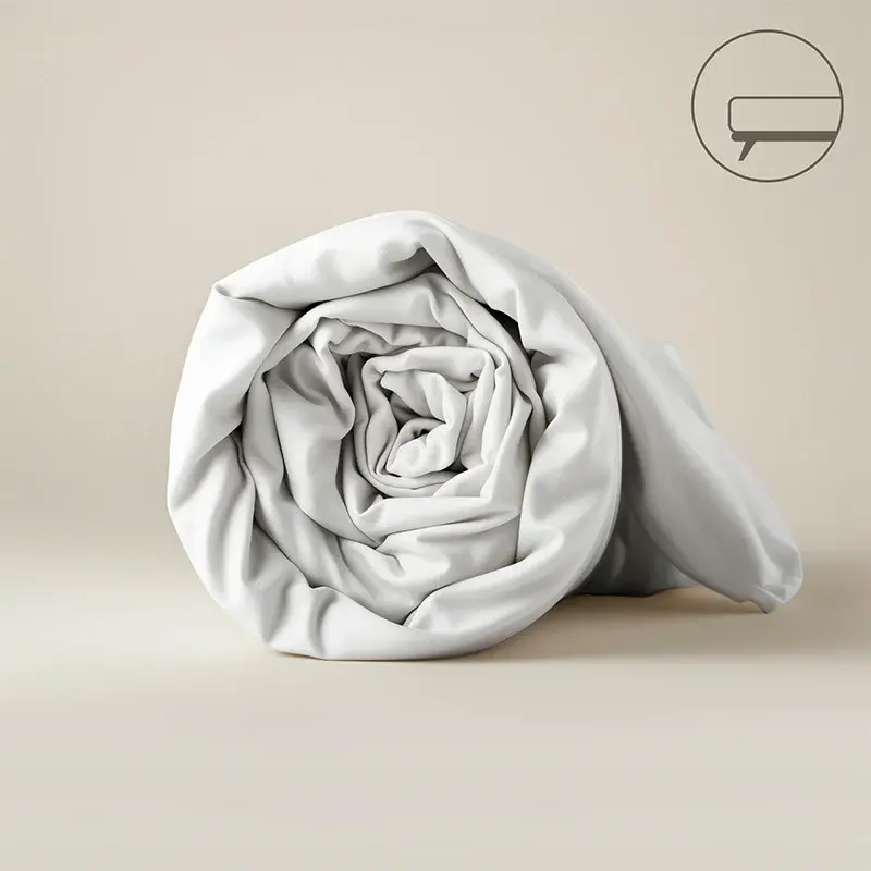 Dekbed Discounter Hoeslaken - Katoen Flanel - Wit