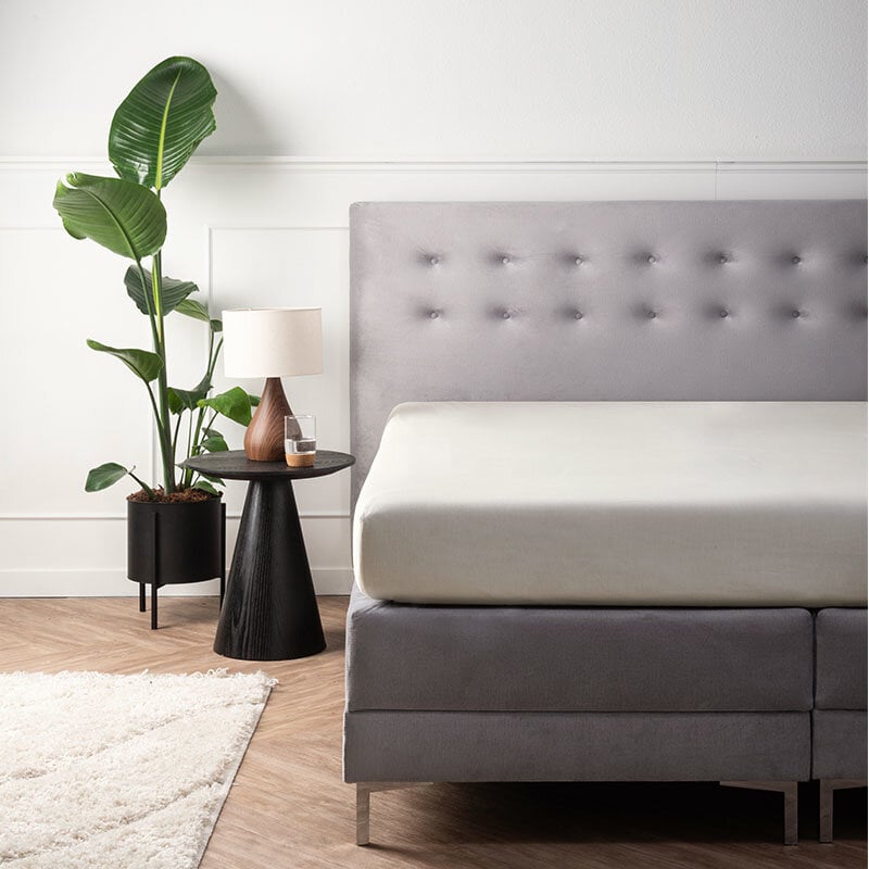 Dekbed Discounter Hoeslaken - Satijn - Creme