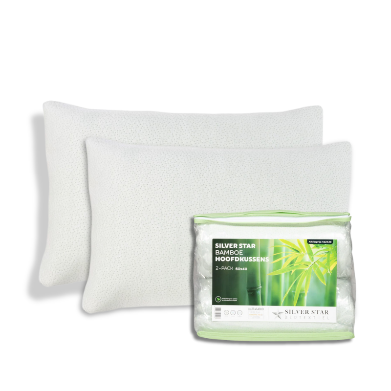 Dekbed Discounter Hoofdkussen Bamboe - Set Van 2