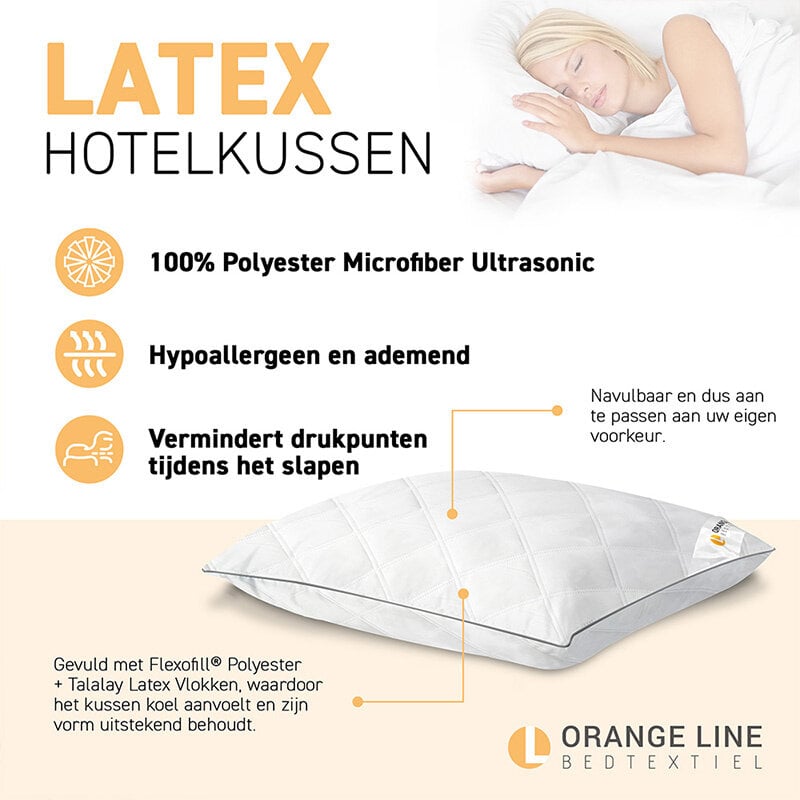 Dekbed Discounter Hoofdkussen Latex - Hotel