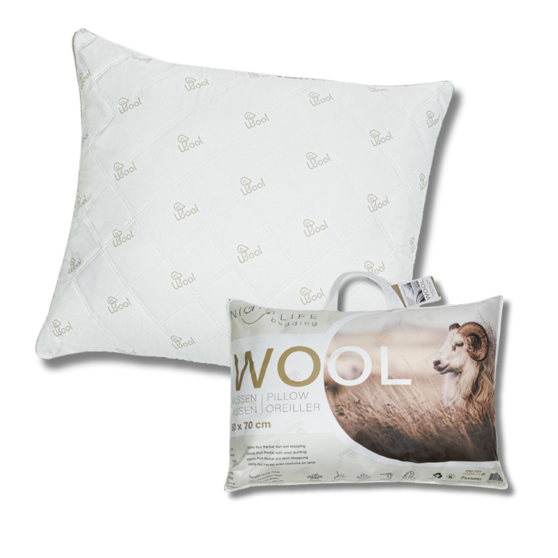 Dekbed Discounter Hoofdkussen - Natural Wol