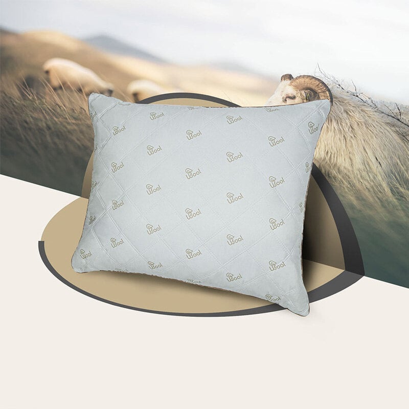 dekbed discounter Hoofdkussen - Natural Wol