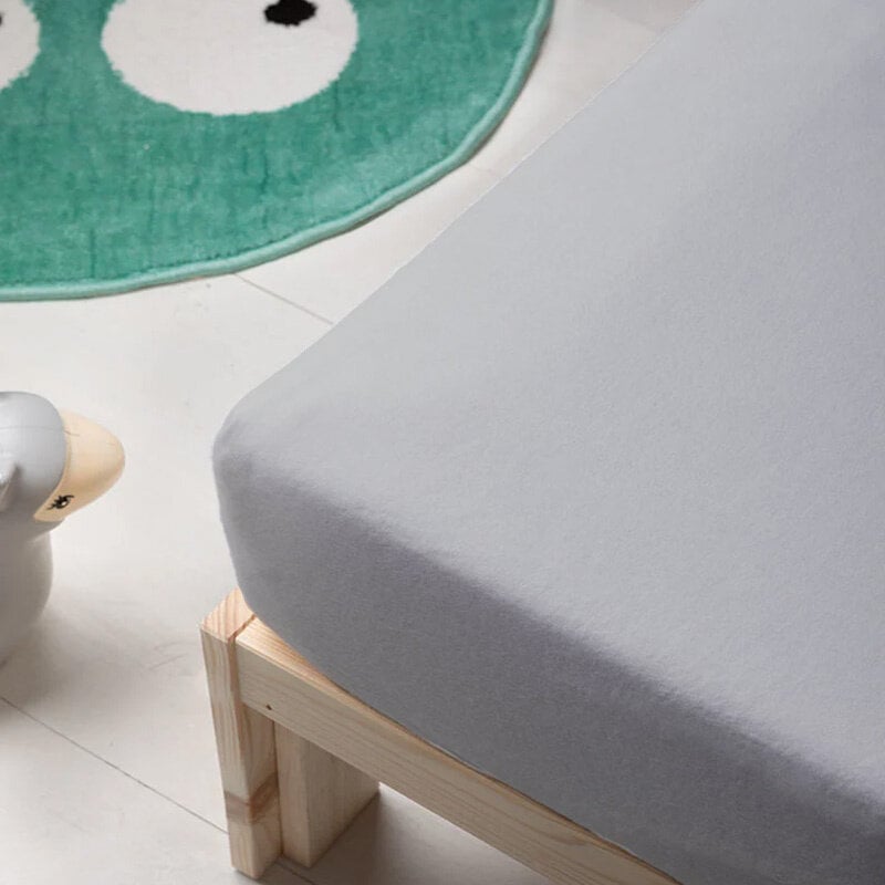 Dekbed Discounter Kinder Hoeslaken - Stretch - Grijs