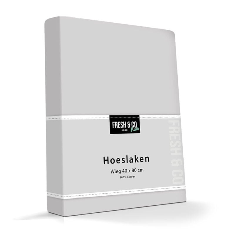 dekbed discounter Kinder Hoeslaken - Stretch - Grijs