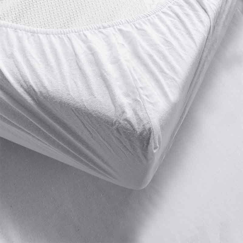 Dekbed Discounter Splittopper Hoeslaken - Flanel - Wit