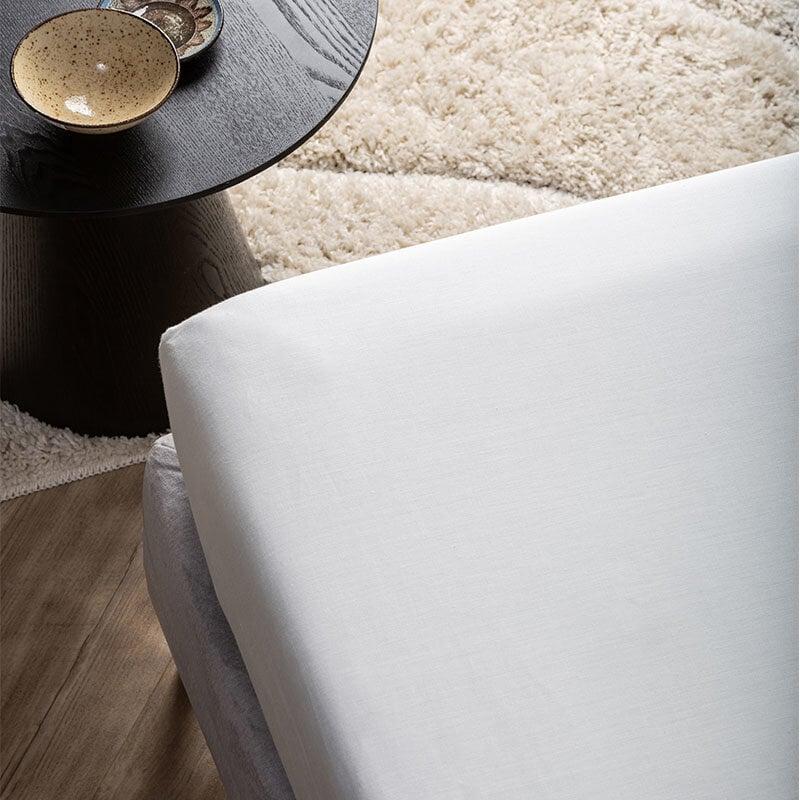 Dekbed Discounter Topper Hoeslaken - Satijn - Wit