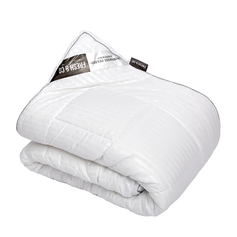 Dekbed Discounter Dekbed - Hotel Stripe Micro Dons - 4-Seizoenen