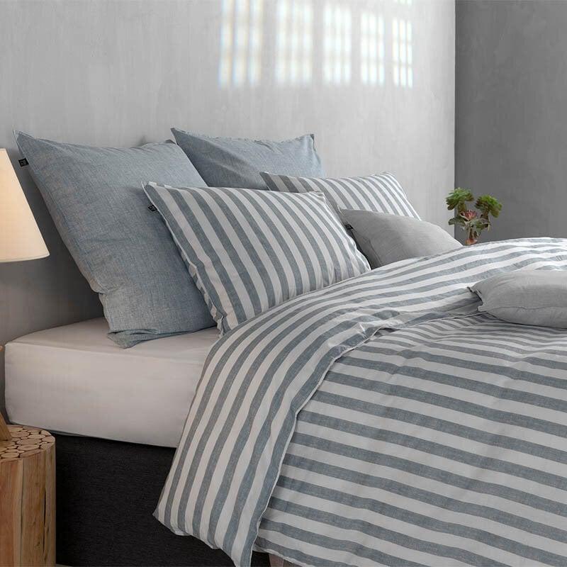 Dekbed Discounter Dekbedovertrek Banda Di Lino - Denim