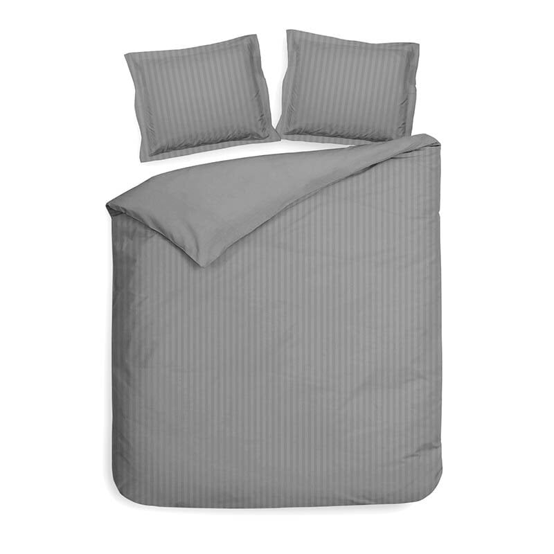 dekbed discounter Dekbedovertrek Banda Katoen-Satijn - Grijs