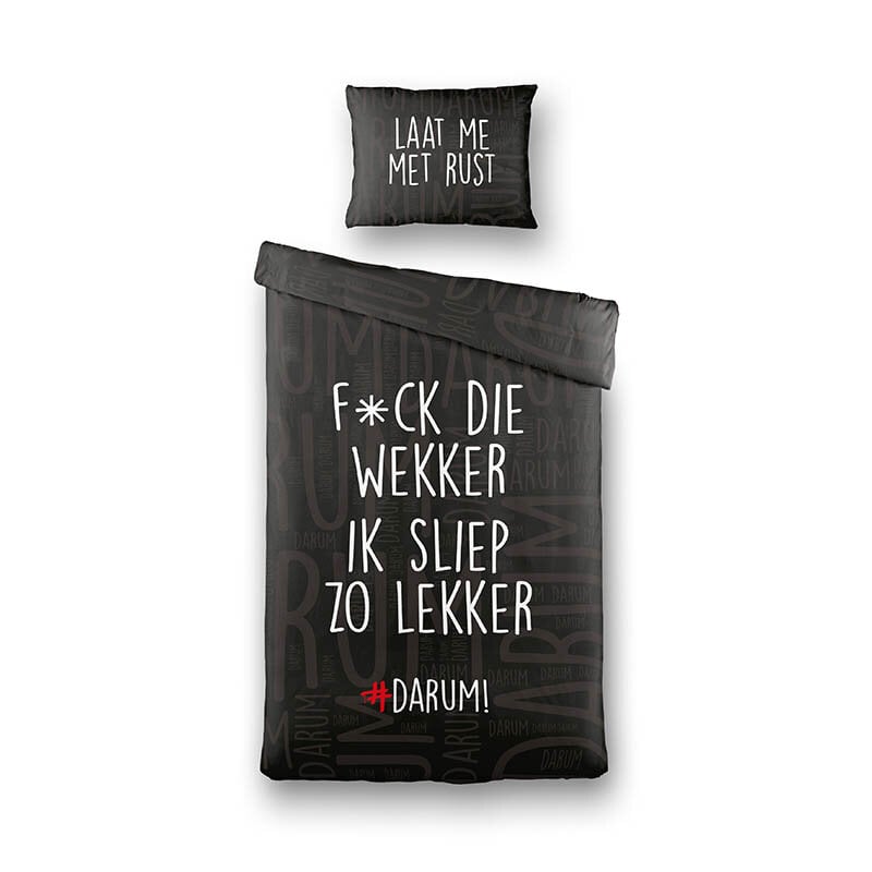 Dekbed Discounter Dekbedovertrek #DARUM F*ck Die Wekker