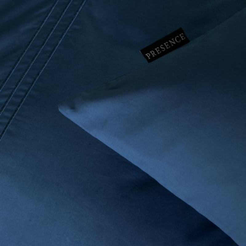 Dekbed Discounter Dekbedovertrek Egyptisch Katoen - Uni - Donker Blauw