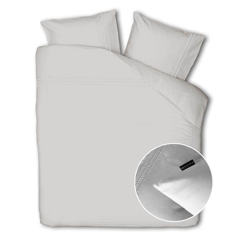 Dekbed Discounter Dekbedovertrek Egyptisch Katoen - Uni - Grijs