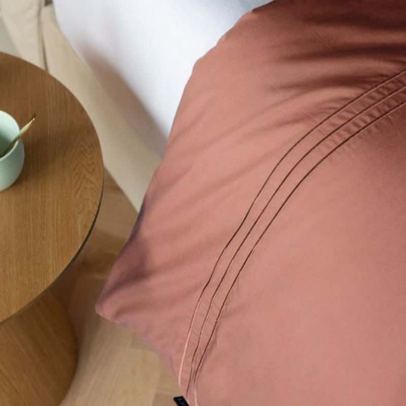 Dekbed Discounter Dekbedovertrek Egyptisch Katoen - Uni - Koraal