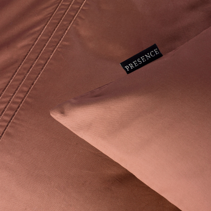 Dekbed Discounter Dekbedovertrek Egyptisch Katoen - Uni - Koraal