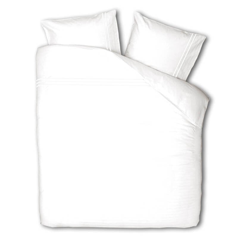 Dekbed Discounter Dekbedovertrek Egyptisch Katoen - Uni - Wit