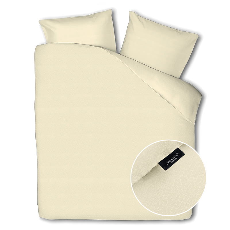 dekbed discounter Dekbedovertrek Embossed Crocodile - Champagne