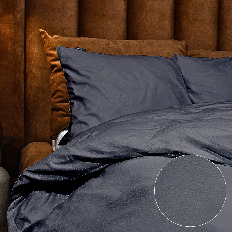 Dekbed Discounter Dekbedovertrek Embossed Rainbow - Antraciet