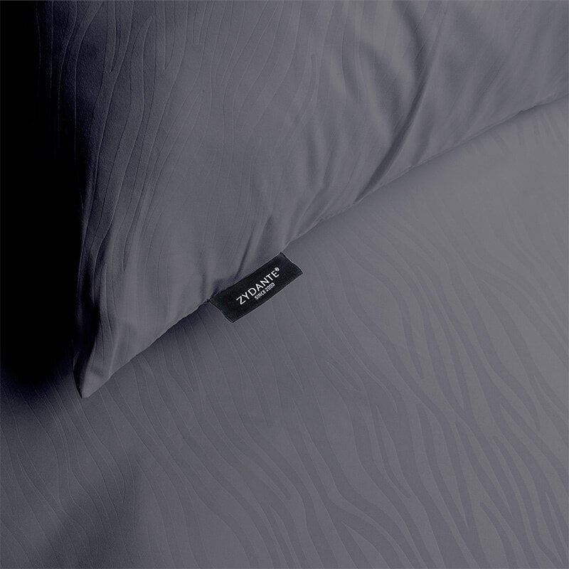 Dekbed Discounter Dekbedovertrek Embossed Zebra - Antraciet