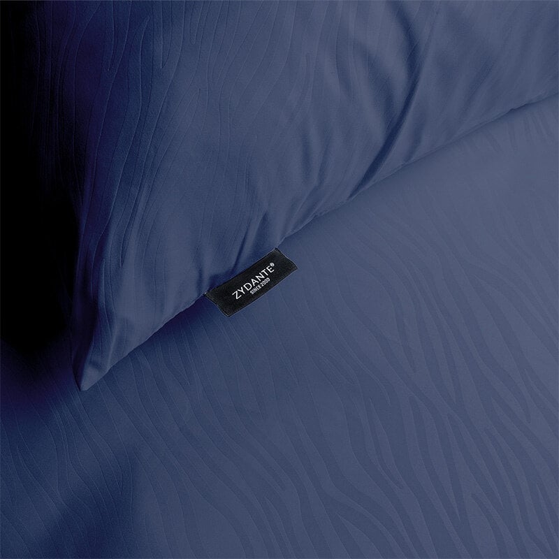 Dekbed Discounter Dekbedovertrek Embossed Zebra - Blauw