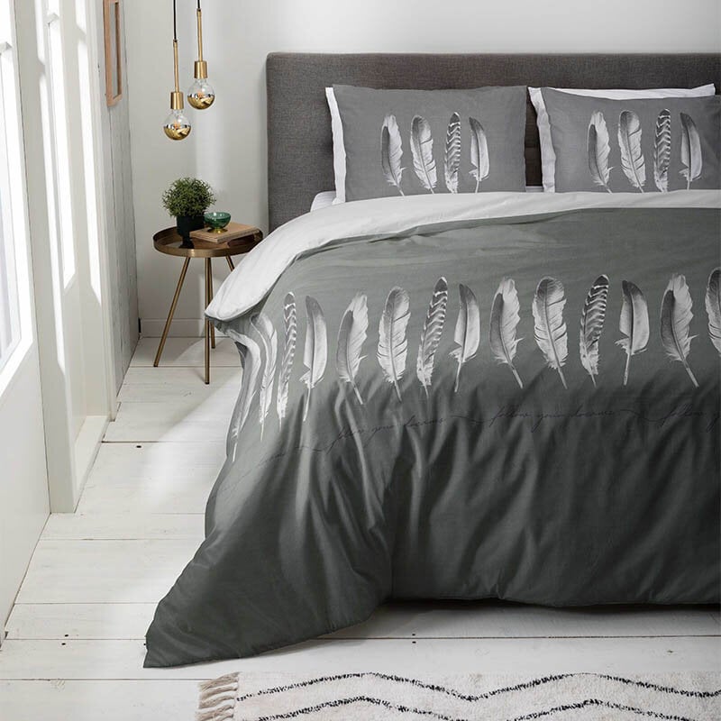 Dekbed Discounter Dekbedovertrek Endless Feathers - Antraciet