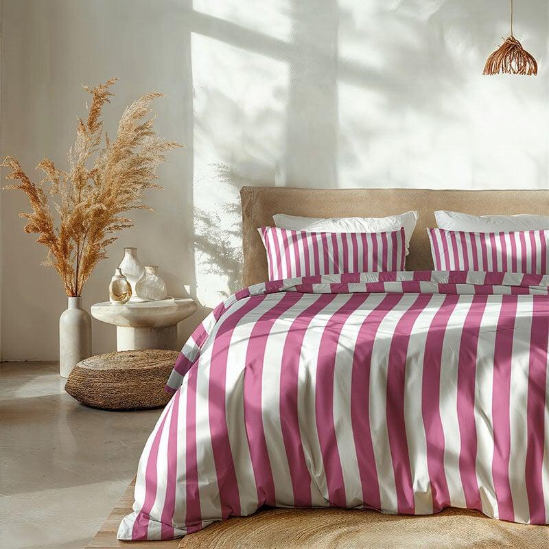 Dekbed Discounter Dekbedovertrek Katoen - Annefleur - Roze