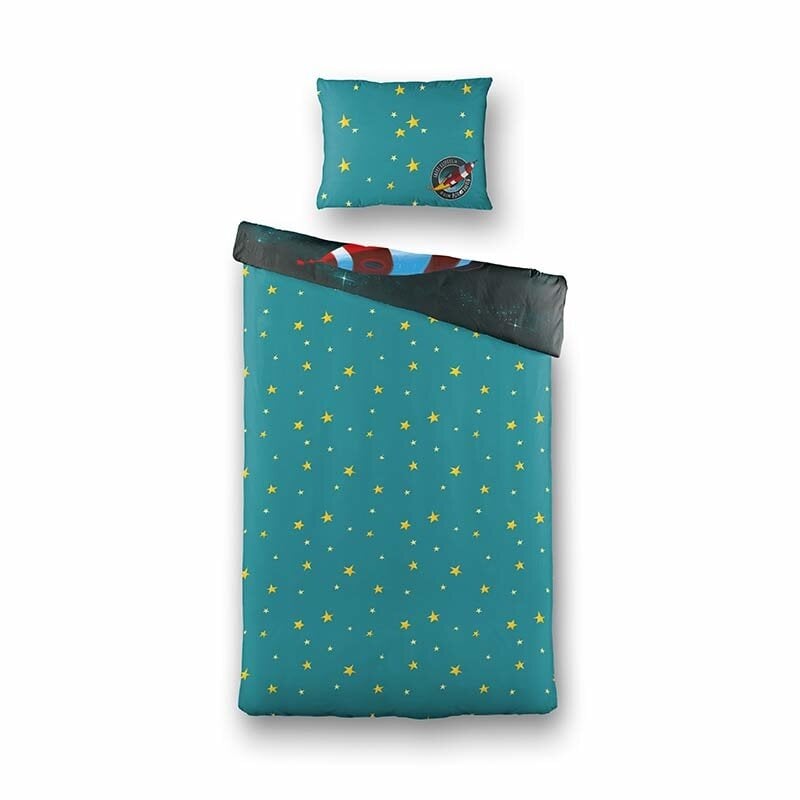 Dekbed Discounter Dekbedovertrek Katoen - De Kleine Astronaut Hello Earth