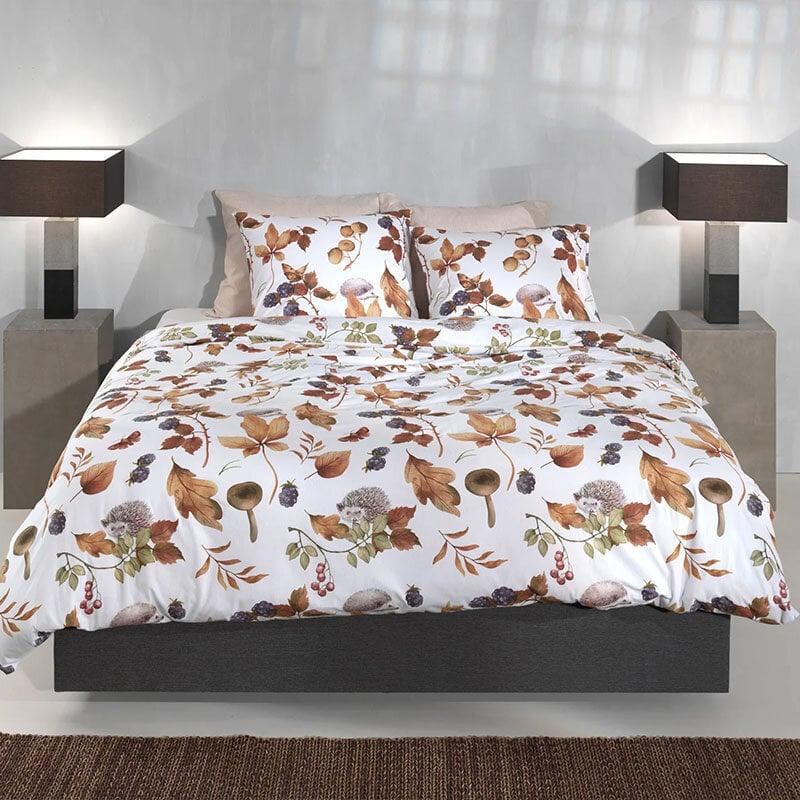 Dekbed Discounter Dekbedovertrek Katoen-Flanel - Castagno