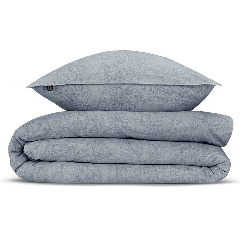 Dekbed Discounter Dekbedovertrek Katoen-Flanel - Paisley Di Lino - Denim