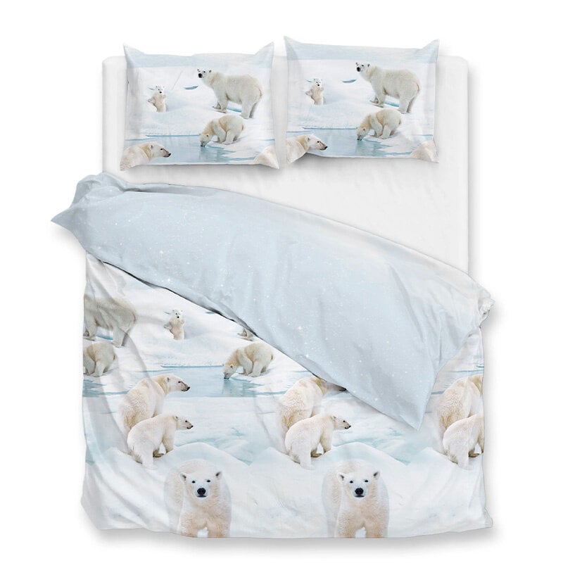 dekbed discounter Dekbedovertrek Katoen-Flanel - Polare