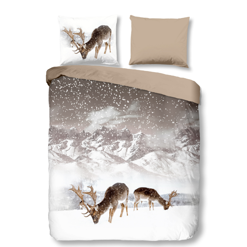dekbed discounter Dekbedovertrek Katoen-Flanel - Winter