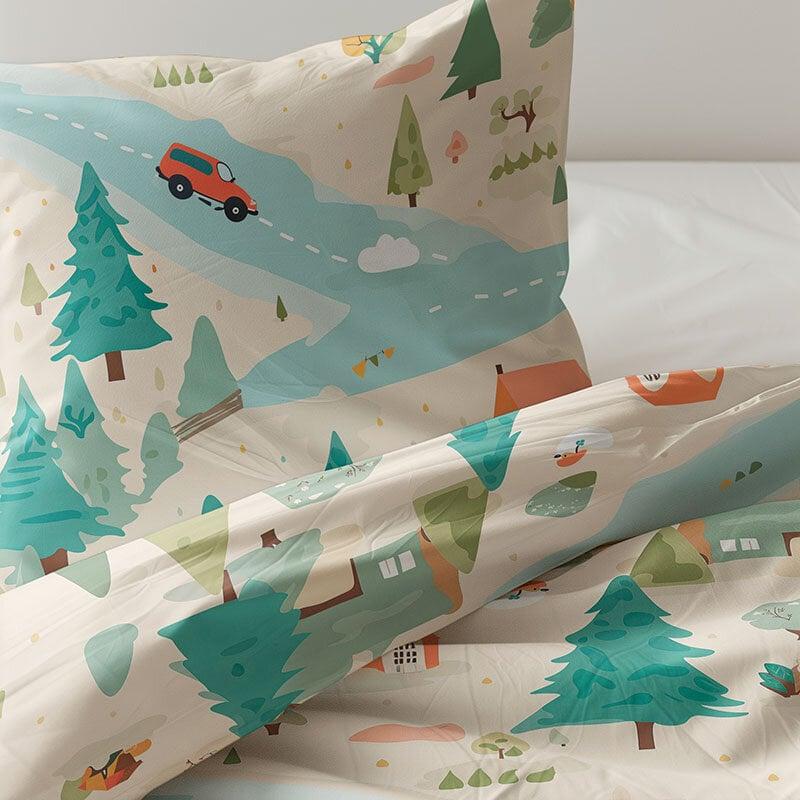 Dekbed Discounter Dekbedovertrek Katoen - Happy Roads