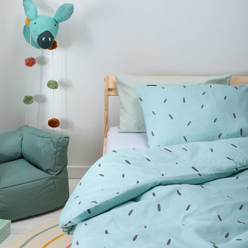 Dekbed Discounter Dekbedovertrek Katoen - Mini Stripes - Blauw