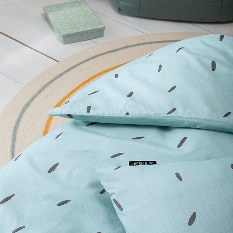 Dekbed Discounter Dekbedovertrek Katoen - Mini Stripes - Blauw