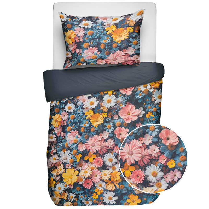 dekbed discounter Dekbedovertrek Katoen - Petal Fields