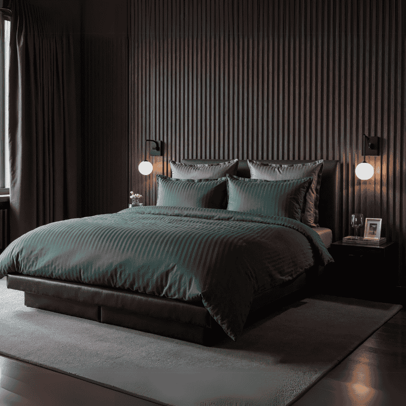 Dekbed Discounter Dekbedovertrek Katoen-Satijn - Banda - Groen