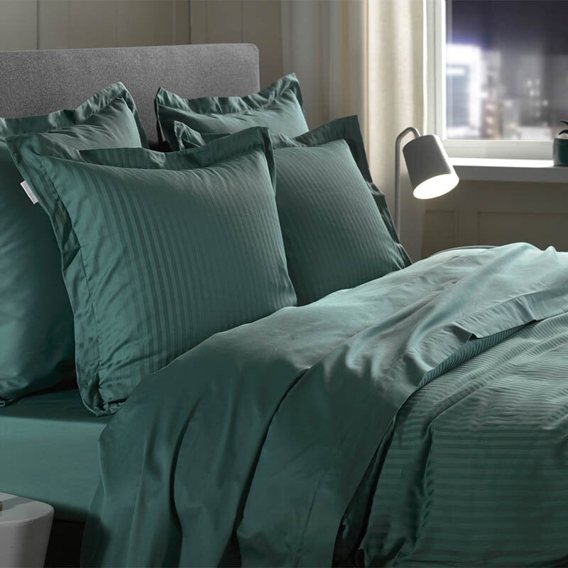 Dekbed Discounter Dekbedovertrek Katoen-Satijn - Banda - Groen