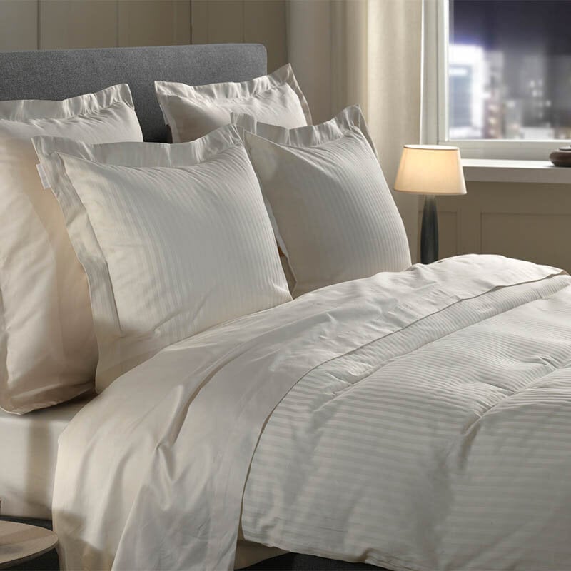 Dekbed Discounter Dekbedovertrek Katoen-Satijn - Banda - Off White