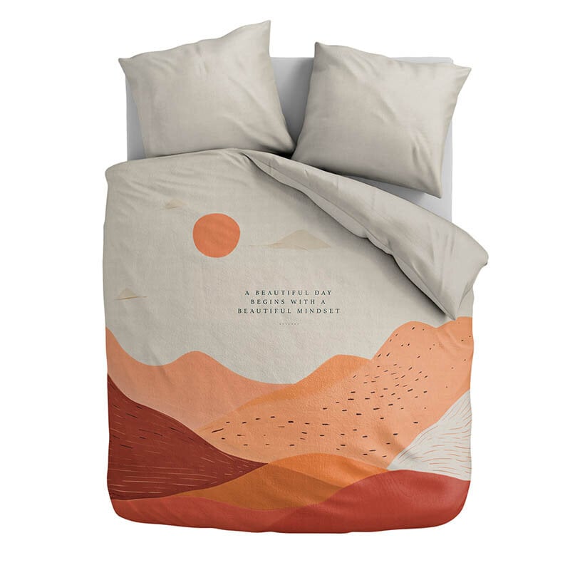 dekbed discounter Dekbedovertrek Katoen-Satijn - Beautiful Mind