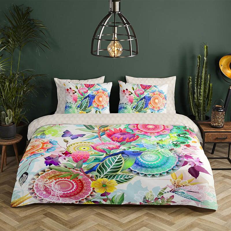 Dekbed Discounter Dekbedovertrek Katoen-Satijn - Chess